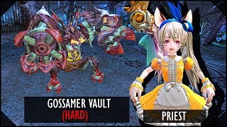 【TERA】「Priest」Gossamer Vault (Hard) - 1st Boss Hellgrammite