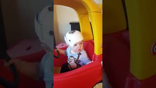 Roman starting to drive!