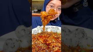 Mukbang ceker tanpa tulang saus gochujang pedas #shorts