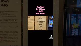 How much is The Alley Buffet by Vikings in BGC? #youtube #shorts