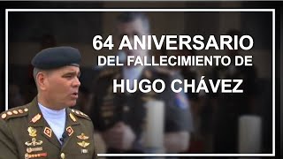 🔴 Palabras del GJ Vladímir Padrino López / 64 aniversario del fallecimiento de Hugo Chávez