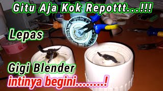 cara mudah membuka pisau blender national, miyako, maspion, cosmos dan lainnya