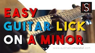 Easy Guitar Lick Lesson for Beginners | With On Screen TABs