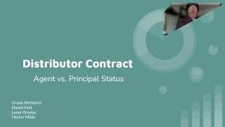 Distribution Contract