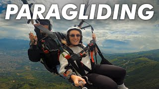 PARAGLIDING OVER MEDELLIN, COLOMBIA