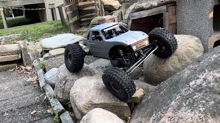 Axial Capra 1.9 4WS - First test run after upgrades!