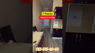 🏡Bakının tam mərkəzində Qış Parkı və Nizami m/s yanında Seven Points y/k-də super 2 otaq satılır 👍