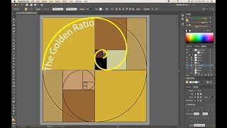 Tutorial: How To Draw Golden Ratio Spiral Fibonacci Sequence in Adobe Illustrator