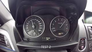 BMW M135i F20 STAGE 2 AUTOBHAN 100-200 ACCELERATION TEST