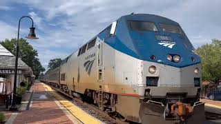 CSX and Amtrak action at Ashland, VA 7/24/24