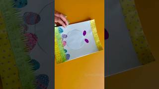 Easy Easter Card ideas | DIY Greeting Card #shorts #papercraft #ytshorts #diy #drawing