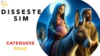 ✞(Catequese) Disseste sim- (Luispo) cantado por Cristiana, Eugénia, Constança e Fábio