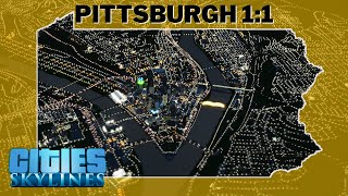 Cities: Skylines Pittsburgh Night Tour