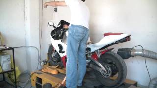 Dyno run my Yamaha YZF R1 1998