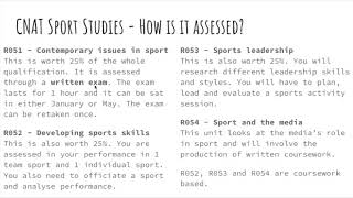 BGLC Year 9 Option PE Choices