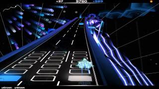 Audiosurf - Lady Gaga ft Linkin Park - Bloody Remains (Ninja Mono)