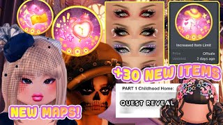 30+ NEW ITEMS for HALLOWEEN update in Dresss To Impress DTI on Roblox