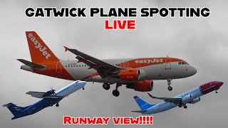 Gatwick Airport 08 Ops LIVE | Take Off Roars!!