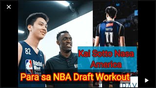 Kai Sotto New update! lumipad na pa puntang America! Training sa Atlanta.