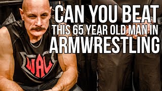 65 YEAR OLD ARM WRESTLING WORLD CHAMPION TRAINING HIS DISCIPLE