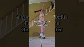 4 Conditioning Drills For Toe Spins On Roller Skates #skatetutorial #skate #rollerskate #sk8 #shorts