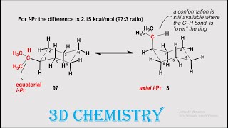 Cyclohexane chair conformation | Cis Trans isomerism | their stability | 3D chemistry