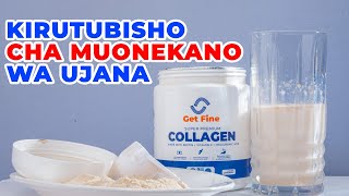 Tiba ya ngozi kujikunja, kunyauka, magonjwa ya mifupa na joint. Kirutubisho cha collagen kua unga