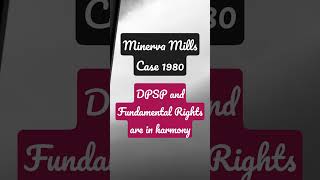 Minerva Mills Case 1980 🛑 #upsc #upscprelims #basicstructureofconstitution #upsc2023 #upscpolitymcq