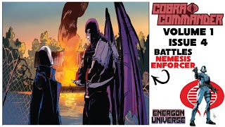 Nemesis Enforcer Battles Cobra Commander Skybound Issue 4: G.I. Joe Transformers Energon Universe