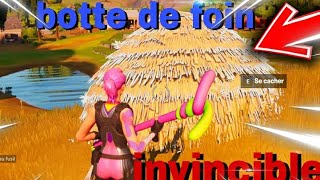 ON A RÉUSSI À FAIRE TOP 1 GRÂCE A UNE BOTTE DE FOIN INVINCIBLE SUR FORTNITE !!