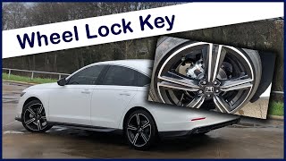 2023 Honda Accord Wheel Lock Key Tutorial - What Is A Wheel Lock Key?