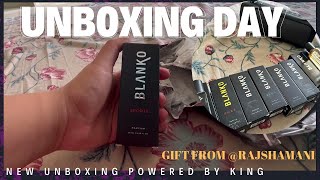 Raj Shamani Bhai Send Me A Gift🔥UnBoxing the Blanko Perfumes !!