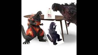 Godzilla and friends (milk)