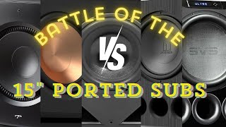 Battle of the 15" Ported Subwoofers - SVS, Monolith, Paradigm, HSU, Klipsch!