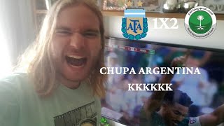 CHUPA ARGENTINA KKK  REACT POCKET - ARGENTINA 1X2 ARÁBIA SAUDITA (COPA DO MUNDO 2022 - 1° RODADA)