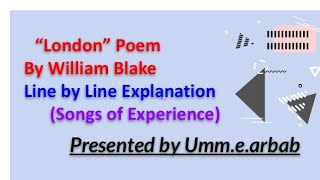 London: poem by william blake in urdu-complete analysis and explanation/themes/literary devices