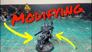 Modifying Chaplin |warhammer40k #modelkit #40k #warhammer #wargame #spacemarine #warhammer40k ￼