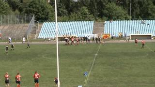 IGLOO Rugby Club Ruda Śląska - Gentelmen's Rugby Club Łódź 5:10 - 1 POŁOWA