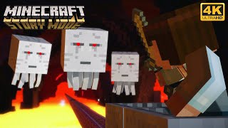 Minecraft: Story Mode - Journey Through the Nether in BoomTown | Best Story [4K 60FPS]