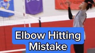 Elbow Hitting Mistake