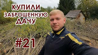 Купили заброшенную дачу #21 серия. Столько веток, что аж страшно!