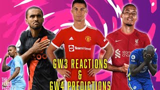 HAS ARTETA MANAGED HIS LAST GAME? - GW3 REACTIONS AND GW4 PREDICTIONS