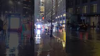 #Rain on 42 Street NYC #manhattan  #newyorkwalker http://bigny.com