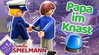 VERHAFTET !!! Wieso kommt Klaus Spielmann ins Gefängnis? Playmobil Polizei Geschichten für Kinder