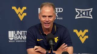 WVU women's basketball head coach Mark Kellogg Presser 9/25/24