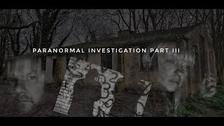 Paranormal Investigation Part 3 of former RAF Bomber base in Yorkshire