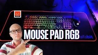 MOUSE PAD GAMER RGB BARATO COMPRADO NO ALIEXPRESS!!ÓTIMO CUSTO BENEFÍCIO