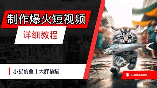 【AI】小猫偷鱼或者大胖橘猫这样的爆火图像和短视频如何制作