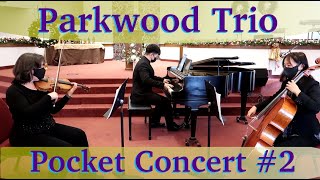 Parkwood Trio, Pocket Concert #2, Amazing Grace with Bach, Be Still, Psalm 121, What a Friend