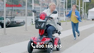 Ninguém apanha a Ana Bola com as scooters Stannah